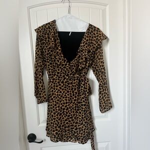 We The Free Black and Leopard Print Apparel